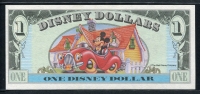 미국 1993년 $1 디즈니 달러 DIS27 디즈니랜드 Block A-A 미키,65주년,미사용