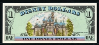 미국 1996년 $1 디즈니 달러 DIS41 디즈니랜드 Block A-A 미키,미사용+