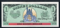 미국 1997년 $1 디즈니 달러 DIS47 디즈니랜드 Block A-A 미키,미사용