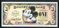 미국 2008년 $1 디즈니 달러 DIS146 디즈니월드,Block D,미키1930,미키 80주년,미사용