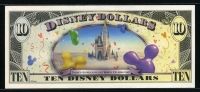 미국 2009년 $10 디즈니 달러 DIS154 디즈니스토어,Block T,생일파티(Birthday Party),미사용