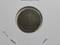독일 1874년 A  페니히(Pfennig), 빌헬름 1세, 갈색 미사용 (KM#1 / 2g / Copper / 17.5mm)