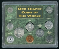 세계 이상한 모양의 동전 모음-1971,1972,1988,1991,1992,1996,1999