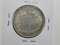 덴마크 Denmark 1888 2 Kroner,  크리스티안 9세 /KM#799 /31 mm/15g/ 0.8 은화 미사용