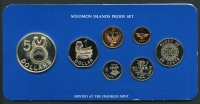 솔로몬 Solomon Islands 1978 7종 프루프 세트 (발행량 5.122세트) 케이스 보증서 없습니다.