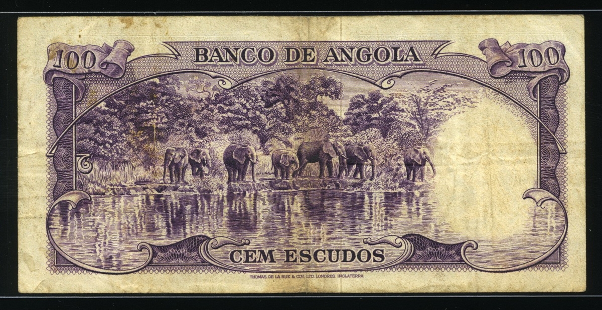 앙골라 Angola 1956 100 Escudos,P89, 미품