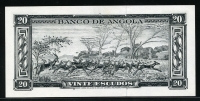 앙골라 Angola 1962 20 Escudos P92 미사용