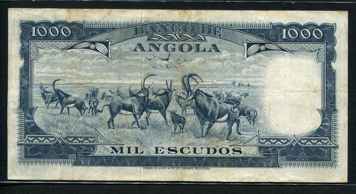 앙골라 Angola 1970 1000 Escudos, P98,미품