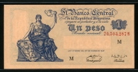 아르헨티나 Argentina 1947 (1948-1951) 1 Peso, P257,Serie M, 미사용