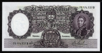아르헨티나 Argentina 1966-1969 1000 Pesos, P279b, 미사용