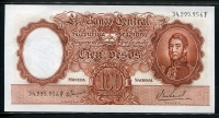 아르헨티나 Argentina 1967-1969 100 Pesos P277, 미사용