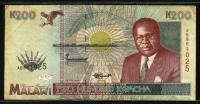 말라위 Malawi 1995 200 Kwacha P 35 미품