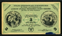 독일 Germany Occupation-WWII Latvia Lithuania Estonia 1943-1945 3 Punkte 미품