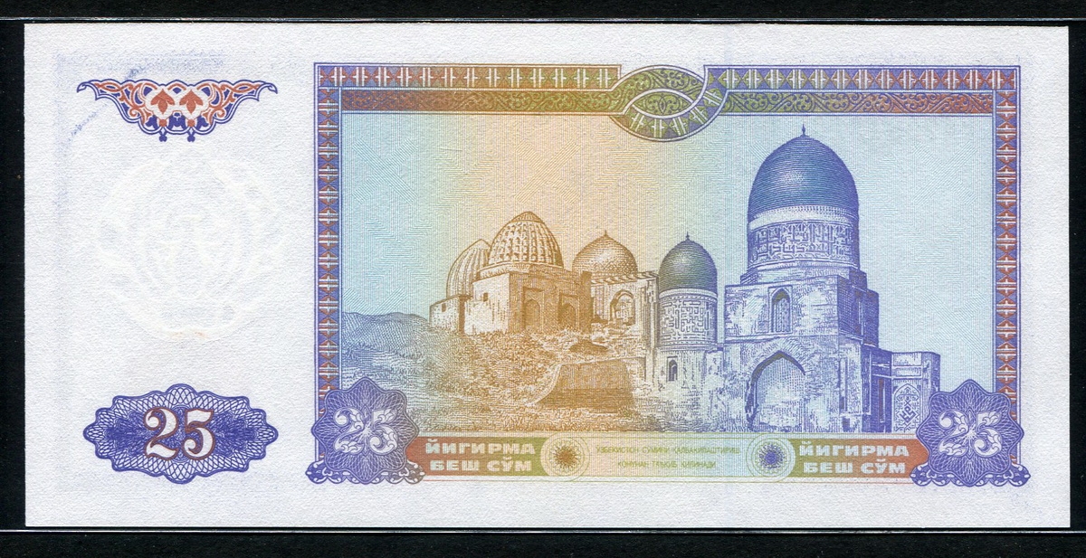 우즈베키스탄 Uzbekistan 1994 100 Sum, P79, 미사용