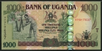우간다 Uganda 2005 1000Shillings,P43a,미사용