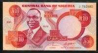 나이지리아 Nigeria 2001-2003 10 Naira, P25f, 미사용