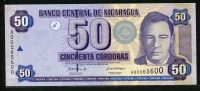 니카라과 Nicaragua 2002 50 Cordobas,P193,미사용