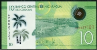 니카라과 Nicaragua 2014 10 Cordobas,P209a,폴리머 미사용