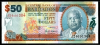바베이도스 Barbados 2007 50 Dollars,P70a,Signature M. Williams,미사용