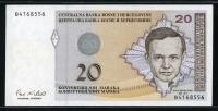 보스니아헤르체고비나 Bosnia-Herzegovina 1998 20 Convertible Maraka P65a 미사용
