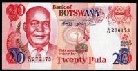 보츠와나 Botswana 1999 20 Pula,P21 미사용