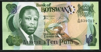 보츠와나 Botswana 2002 10Pula,P24, 미사용