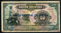 볼리비아 Bolivia 1929 50 Bolivia nos,P116, 미품