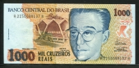 브라질 Brazil 1993 1000 Cruzeiros Reais,P240,미사용