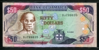 자메이카 Jamaica 2000 50 Dollars,P79a,미사용