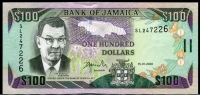 자메이카 Jamaica 2002 100 Dollars P80b 미사용