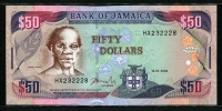 자메이카 Jamaica 2004 50 Dollars,P79e,미사용