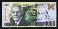 자메이카 Jamaica 2012 1000 Dollars P92 기념지폐 미사용