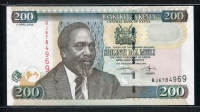 케냐 Kenya 2006 200 Shillings P49b 미사용