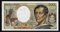 프랑스 France 1994 200 Francs 준미사용