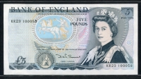 영국 Great Britain 1980-1987 5 Pounds,P378c, 미사용