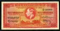 버뮤다 Bermuda 1947 10 Shillings P15 미품