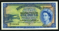 버뮤다 Bermuda 1966 1 Pound,P20d,준미사용