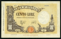 이탈리아 Italy 1942 100 Lire P59 미품