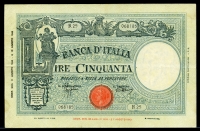 이탈리아 Italy 1943 50 Lire P65 미품