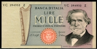 이탈리아 Italy 1977 1000 Lire P101e 미사용