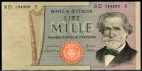 이탈리아 Italy 1980 1000 Lire P101e 미사용