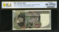 이탈리아 Italy 1982 10000 Lire P106b PCGS 66 PPQ 완전미사용