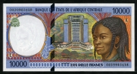 중앙아프리카 Central African States 2000 10000 Francs P405Lf 미사용