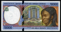 중앙아프리카 Central African States 2000 10000 Francs, P405Lf,미사용