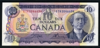 캐나다 Canada 1971 10 Dollars,P88d,Crow-Bouey,미사용