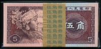 중국 1980년 5각 P883a 100장 미사용 다발 (QU07703301)
