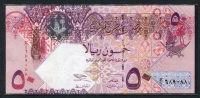 카타르 Qatar 2003 50Riyals,P23,미사용