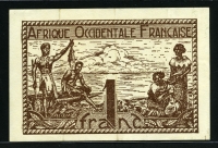 프랑스령 서아프리카 French West Africa 1944, 1 Franc, P34a, 미품