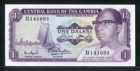 감비아 Gambia 1971-1987 1 Dalasi P4g Sign 8 미사용