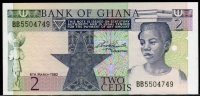 가나 Ghana 1982 2 Cedis P18d 미사용